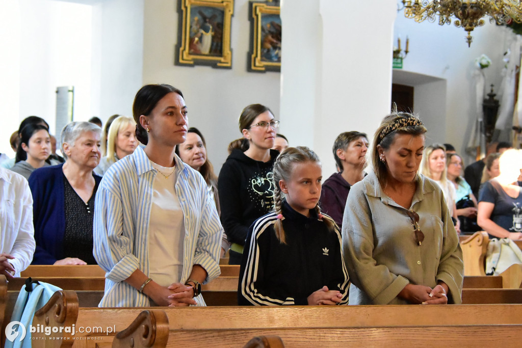 Łukowscy pielgrzymi w drodze do Pani Roztocza