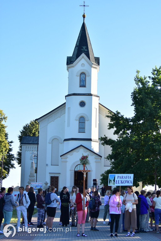 Łukowscy pielgrzymi w drodze do Pani Roztocza