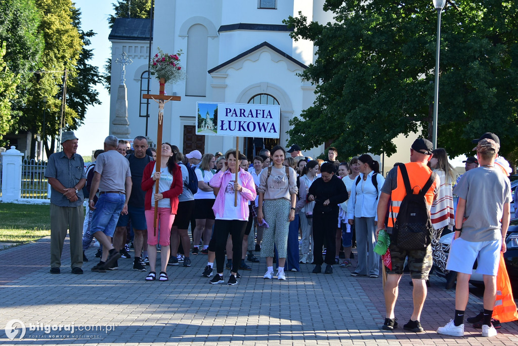 Łukowscy pielgrzymi w drodze do Pani Roztocza