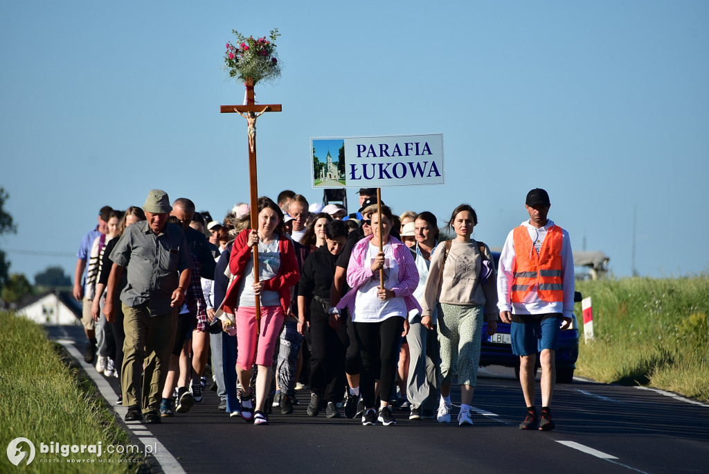 Łukowscy pielgrzymi w drodze do Pani Roztocza
