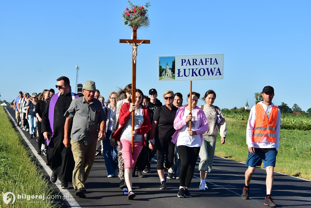 Łukowscy pielgrzymi w drodze do Pani Roztocza