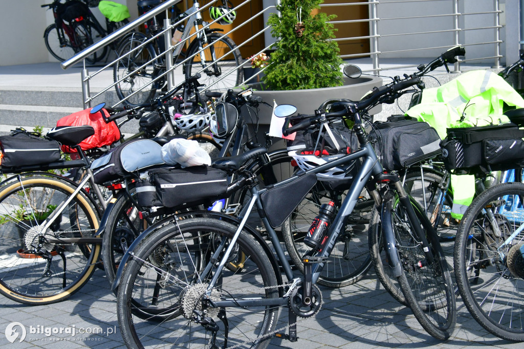 Rowerami ruszyli do Maryi. Trwa Biłgorajska Pielgrzymka Rowerowa na Jasną Górę