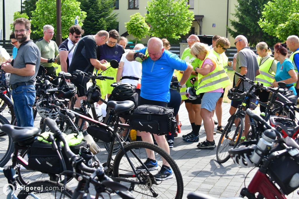 Rowerami ruszyli do Maryi. Trwa Biłgorajska Pielgrzymka Rowerowa na Jasną Górę