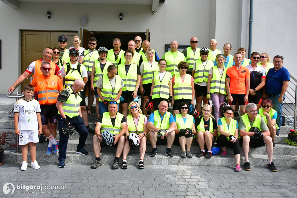 Rowerami ruszyli do Maryi. Trwa Biłgorajska Pielgrzymka Rowerowa na Jasną Górę
