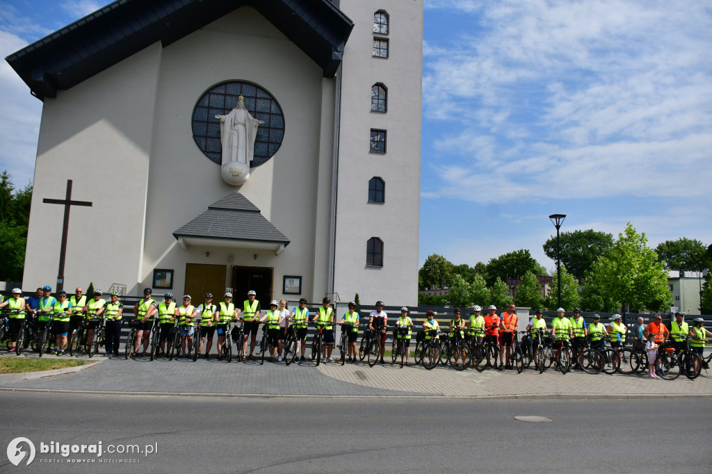Rowerami ruszyli do Maryi. Trwa Biłgorajska Pielgrzymka Rowerowa na Jasną Górę