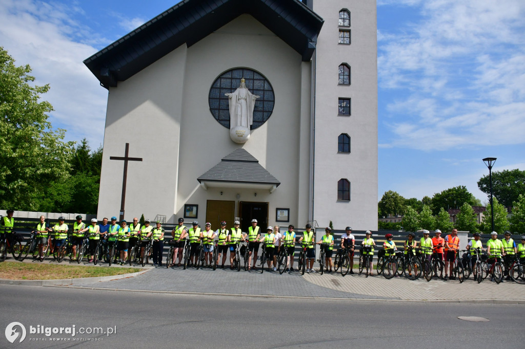 Rowerami ruszyli do Maryi. Trwa Biłgorajska Pielgrzymka Rowerowa na Jasną Górę
