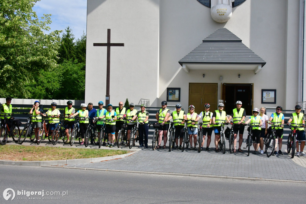 Rowerami ruszyli do Maryi. Trwa Biłgorajska Pielgrzymka Rowerowa na Jasną Górę