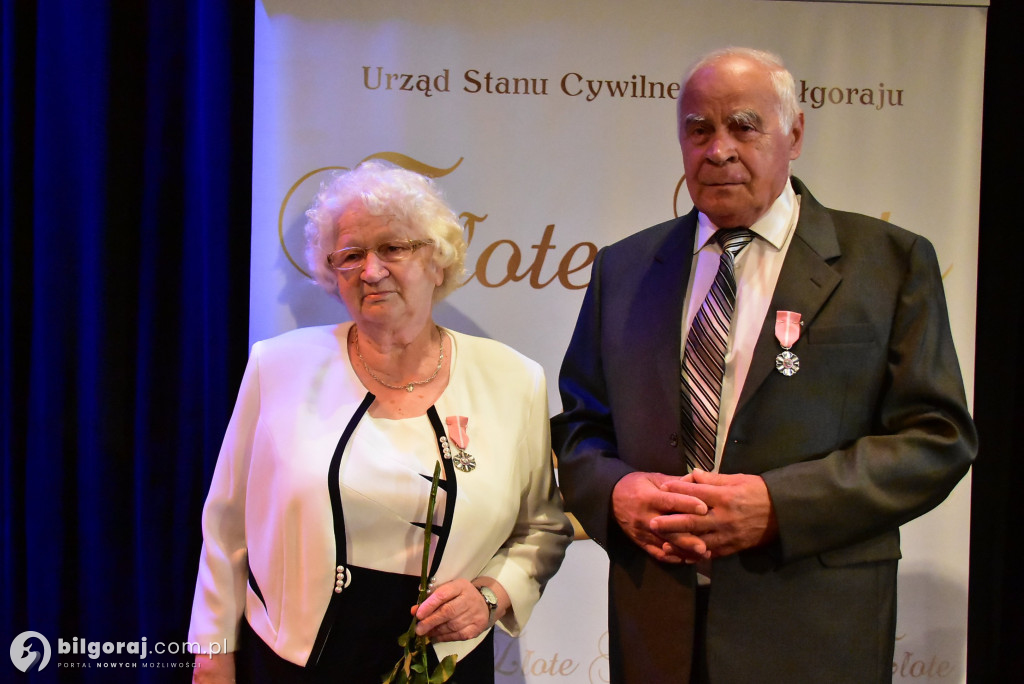 Biłgorajskie obchody Złotych Godów – 50 lat wspólnego życia i odznaczenia od Prezydenta RP