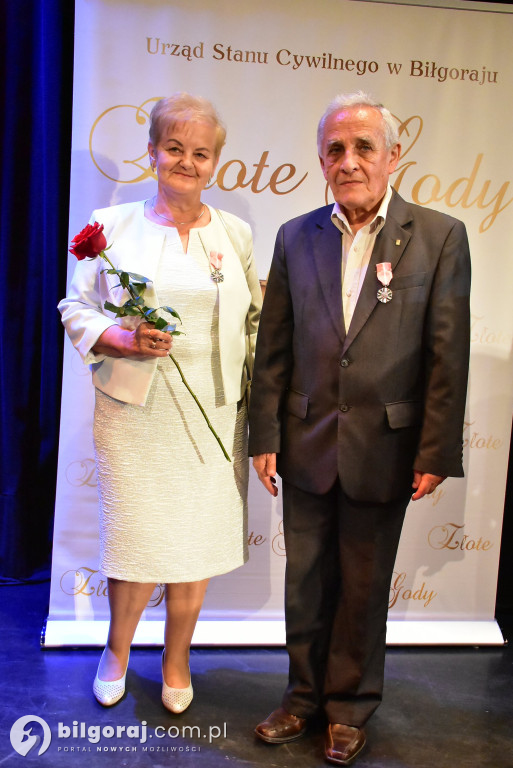 Biłgorajskie obchody Złotych Godów – 50 lat wspólnego życia i odznaczenia od Prezydenta RP