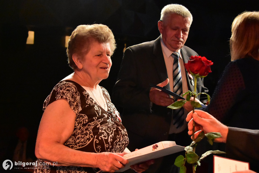 Biłgorajskie obchody Złotych Godów – 50 lat wspólnego życia i odznaczenia od Prezydenta RP