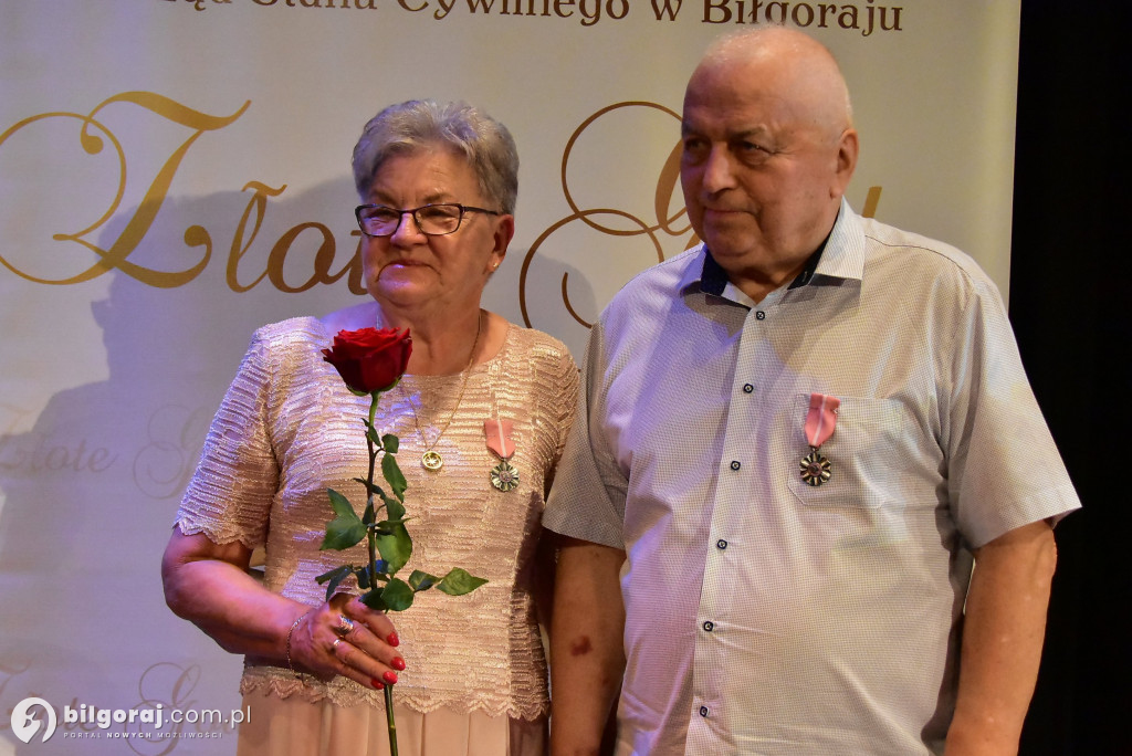 Biłgorajskie obchody Złotych Godów – 50 lat wspólnego życia i odznaczenia od Prezydenta RP