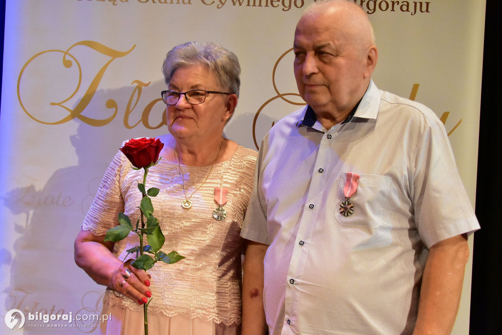 Biłgorajskie obchody Złotych Godów – 50 lat wspólnego życia i odznaczenia od Prezydenta RP