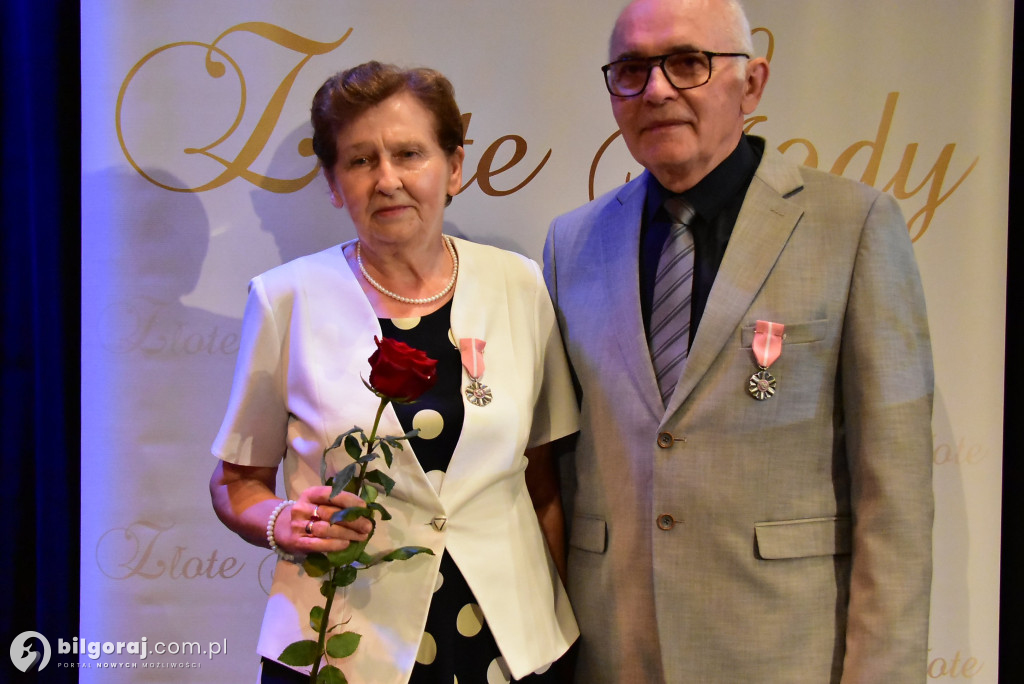 Biłgorajskie obchody Złotych Godów – 50 lat wspólnego życia i odznaczenia od Prezydenta RP