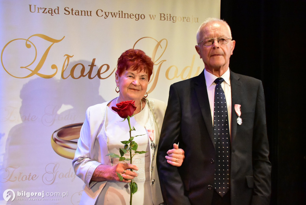 Biłgorajskie obchody Złotych Godów – 50 lat wspólnego życia i odznaczenia od Prezydenta RP