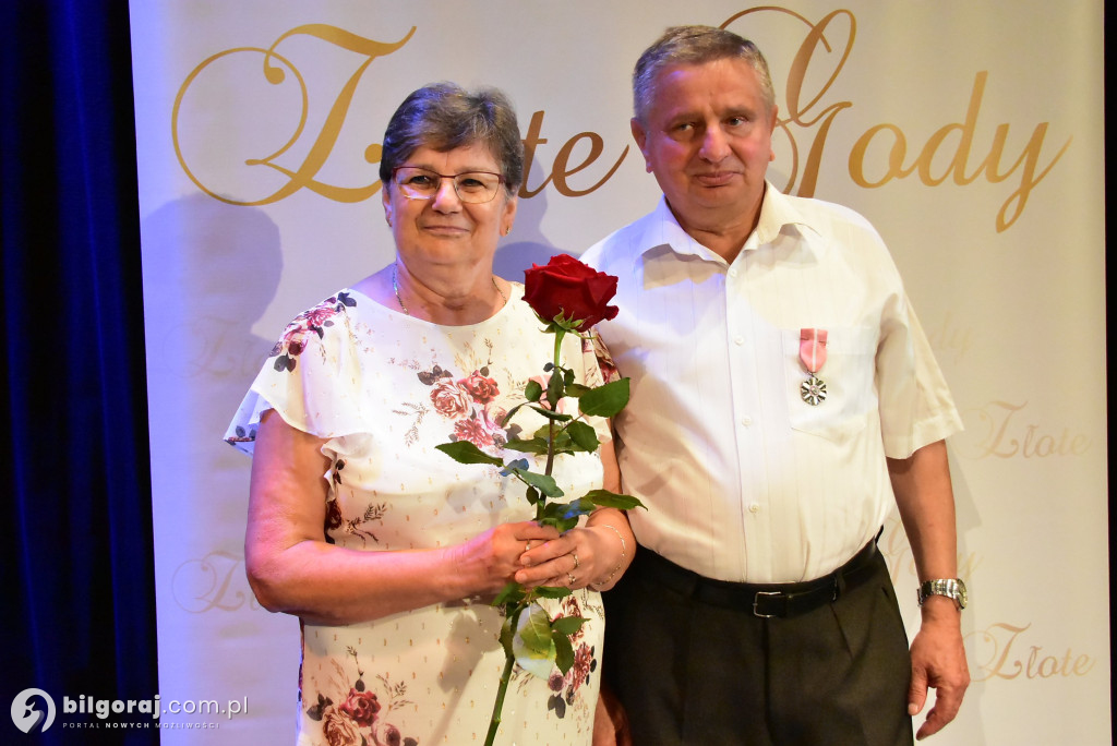 Biłgorajskie obchody Złotych Godów – 50 lat wspólnego życia i odznaczenia od Prezydenta RP