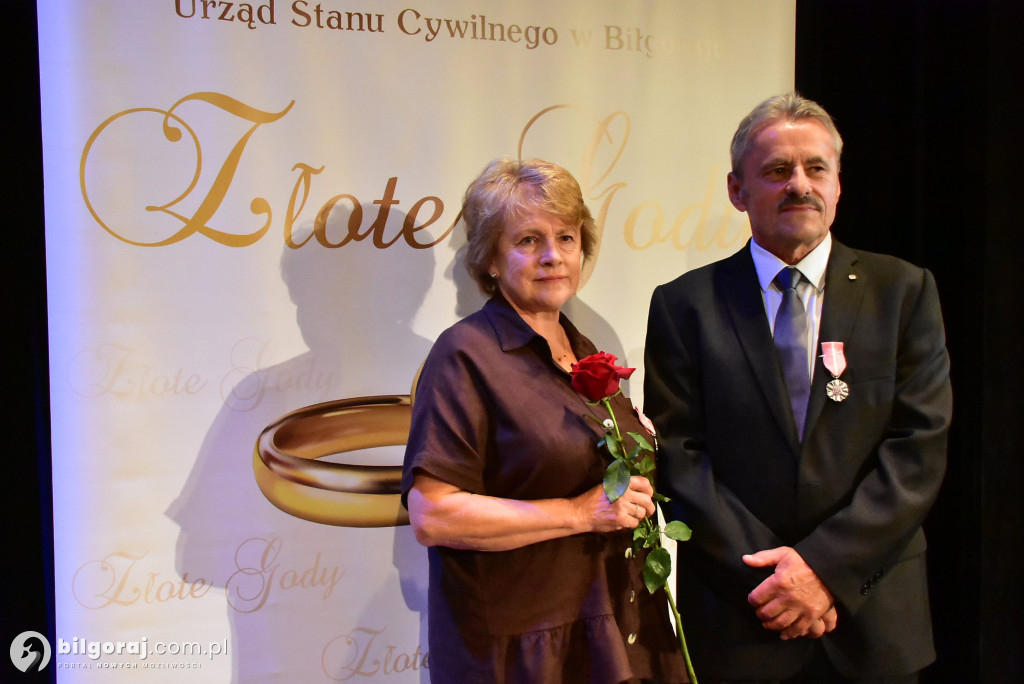 Biłgorajskie obchody Złotych Godów – 50 lat wspólnego życia i odznaczenia od Prezydenta RP