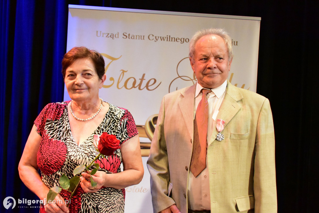 Biłgorajskie obchody Złotych Godów – 50 lat wspólnego życia i odznaczenia od Prezydenta RP