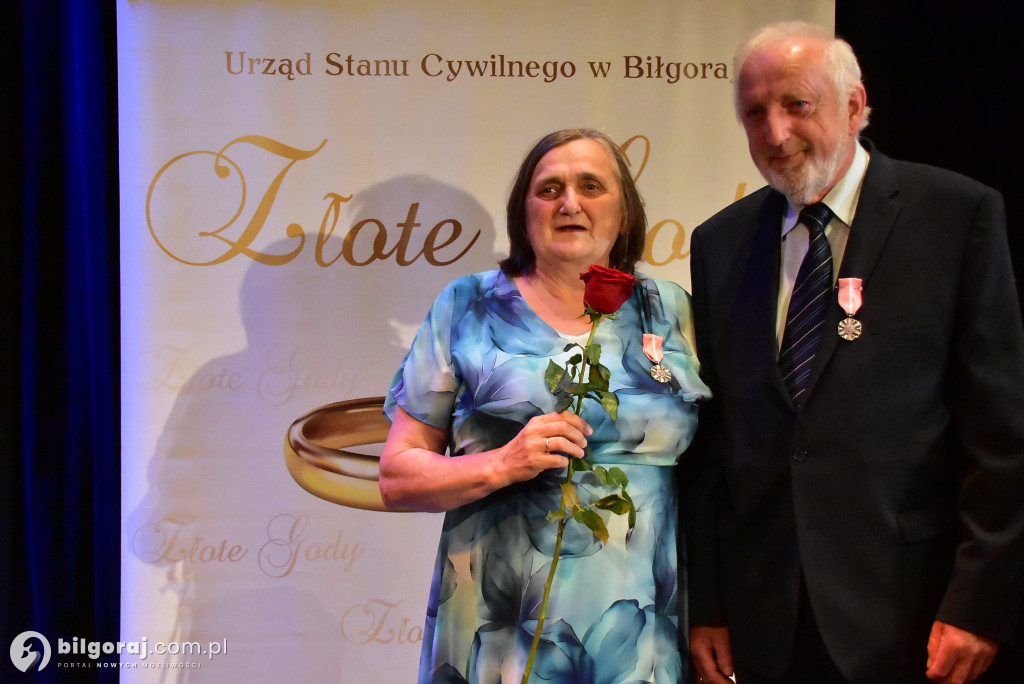 Biłgorajskie obchody Złotych Godów – 50 lat wspólnego życia i odznaczenia od Prezydenta RP
