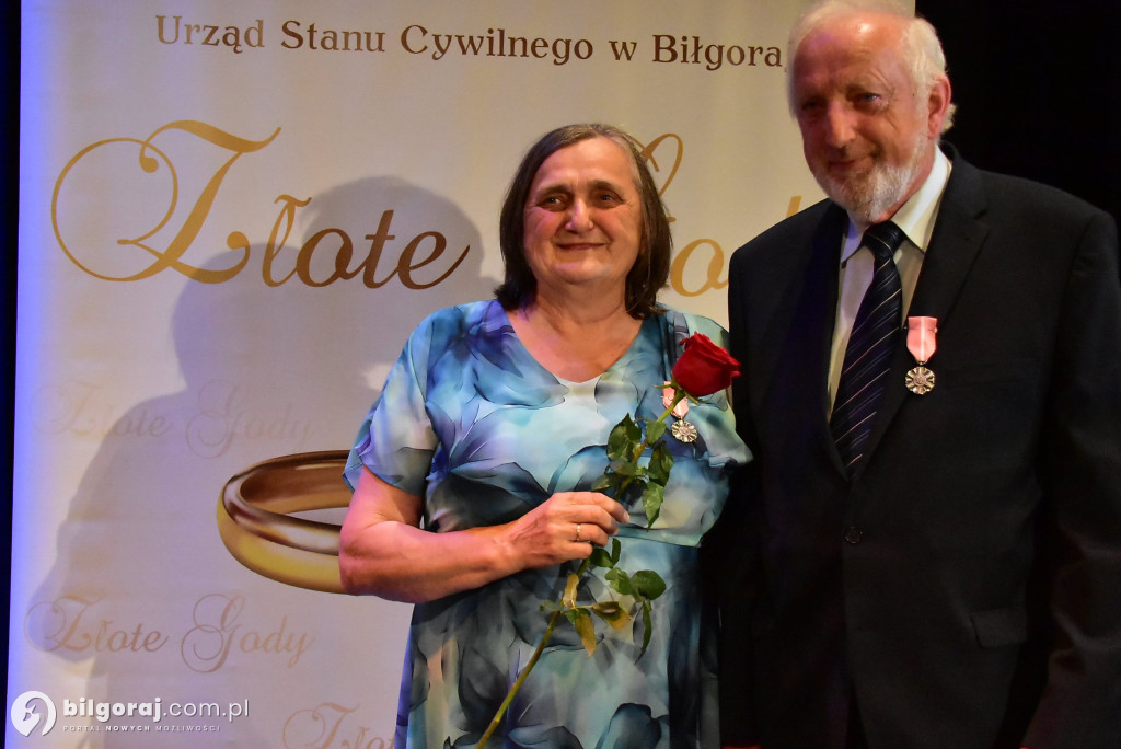 Biłgorajskie obchody Złotych Godów – 50 lat wspólnego życia i odznaczenia od Prezydenta RP
