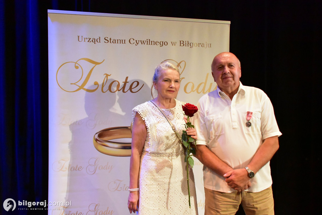 Biłgorajskie obchody Złotych Godów – 50 lat wspólnego życia i odznaczenia od Prezydenta RP