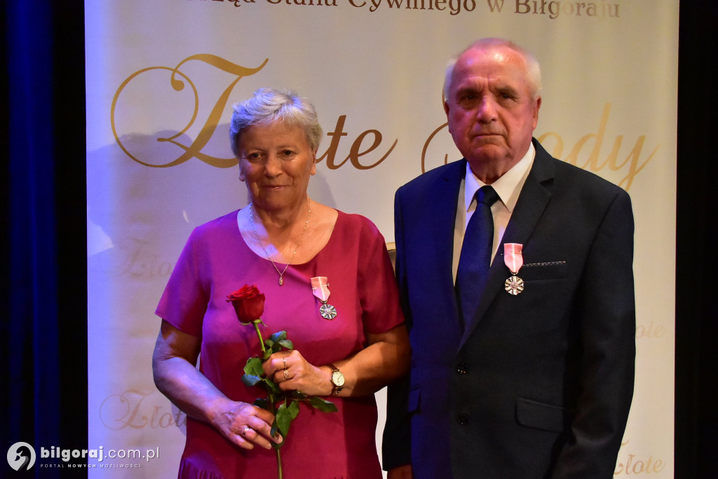 Biłgorajskie obchody Złotych Godów – 50 lat wspólnego życia i odznaczenia od Prezydenta RP