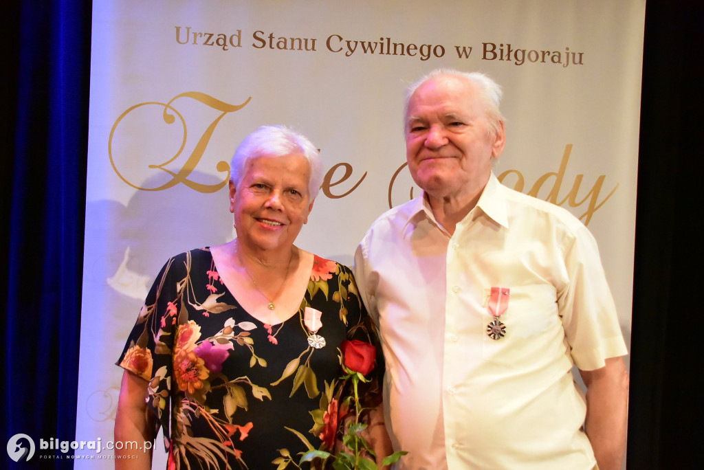 Biłgorajskie obchody Złotych Godów – 50 lat wspólnego życia i odznaczenia od Prezydenta RP