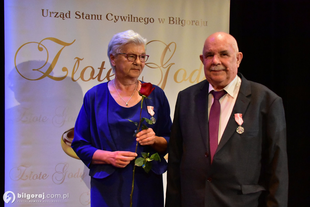 Biłgorajskie obchody Złotych Godów – 50 lat wspólnego życia i odznaczenia od Prezydenta RP