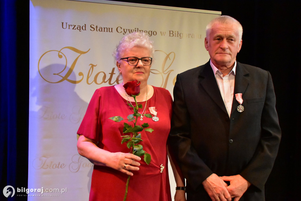 Biłgorajskie obchody Złotych Godów – 50 lat wspólnego życia i odznaczenia od Prezydenta RP