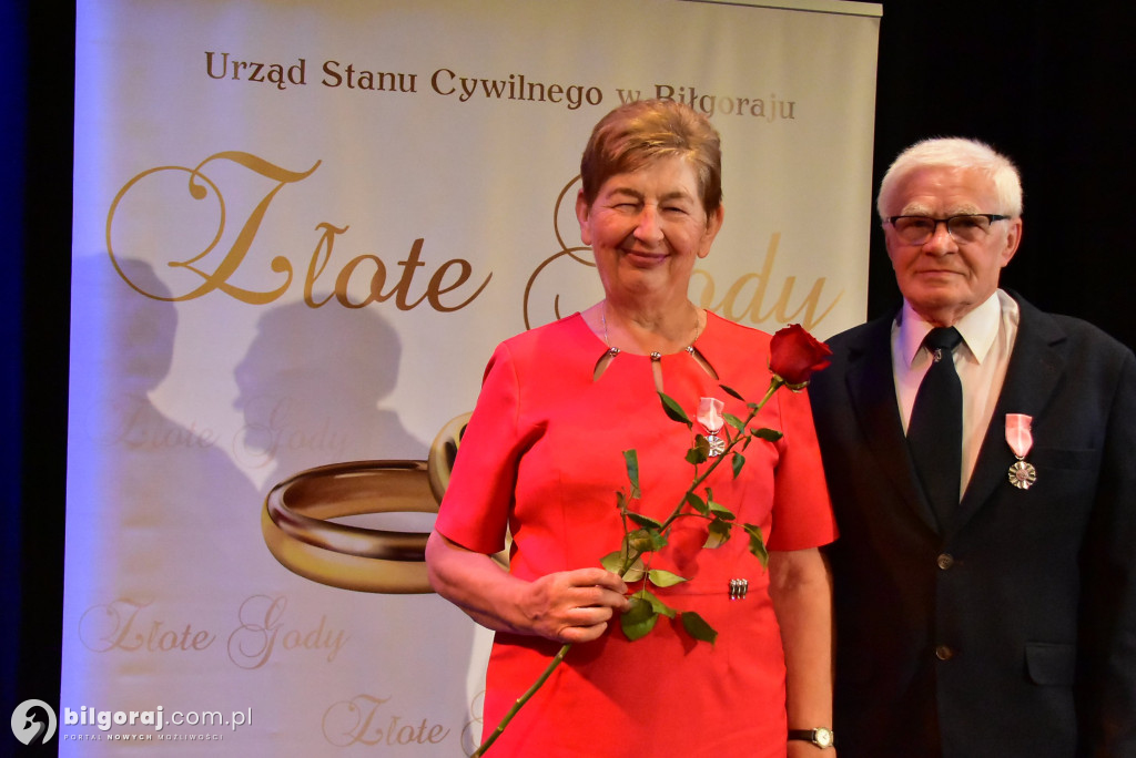 Biłgorajskie obchody Złotych Godów – 50 lat wspólnego życia i odznaczenia od Prezydenta RP