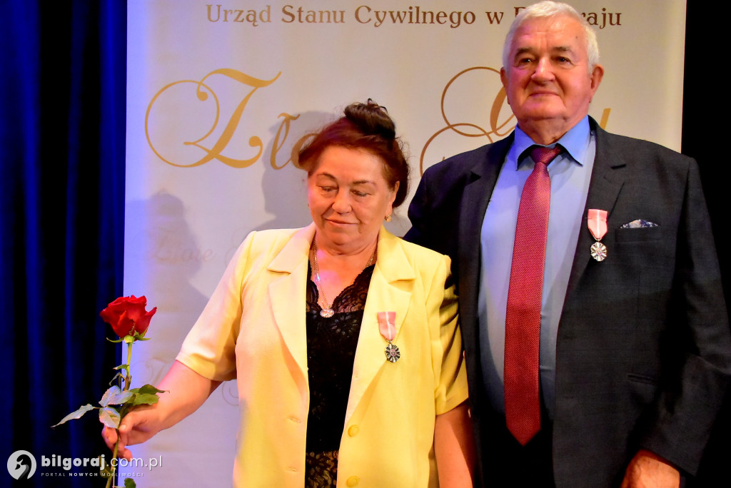 Biłgorajskie obchody Złotych Godów – 50 lat wspólnego życia i odznaczenia od Prezydenta RP