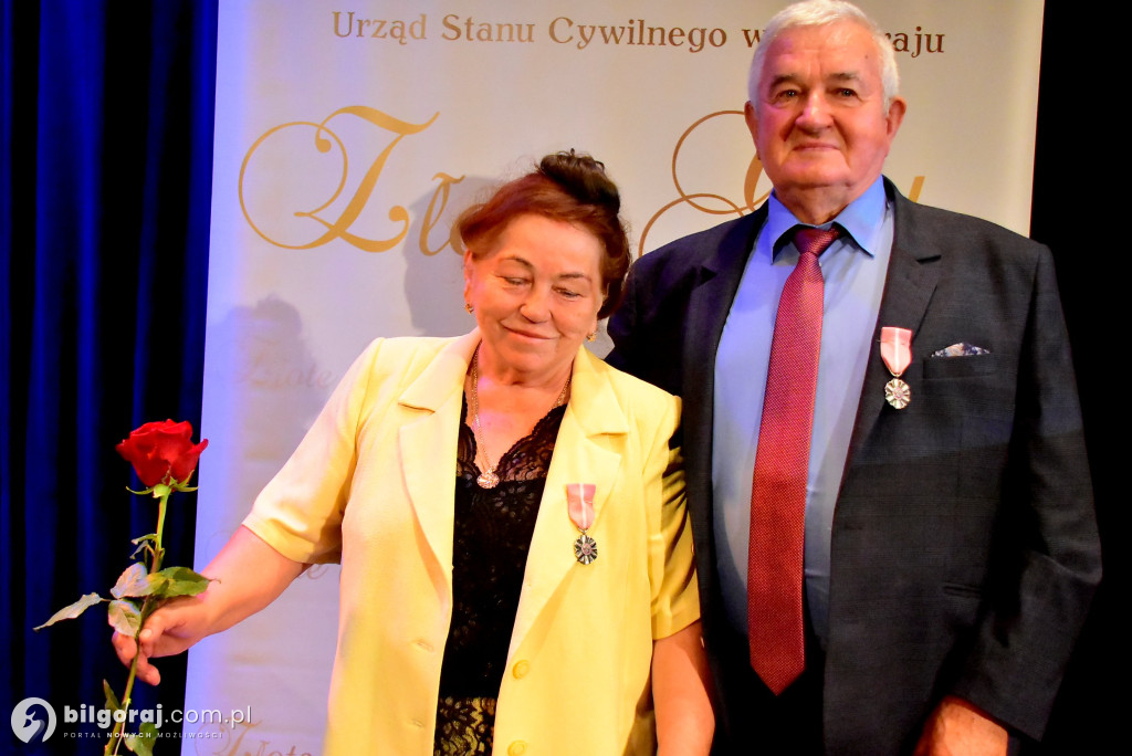 Biłgorajskie obchody Złotych Godów – 50 lat wspólnego życia i odznaczenia od Prezydenta RP