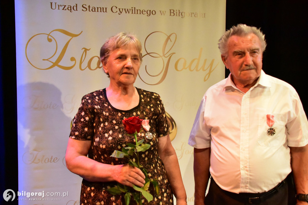 Biłgorajskie obchody Złotych Godów – 50 lat wspólnego życia i odznaczenia od Prezydenta RP