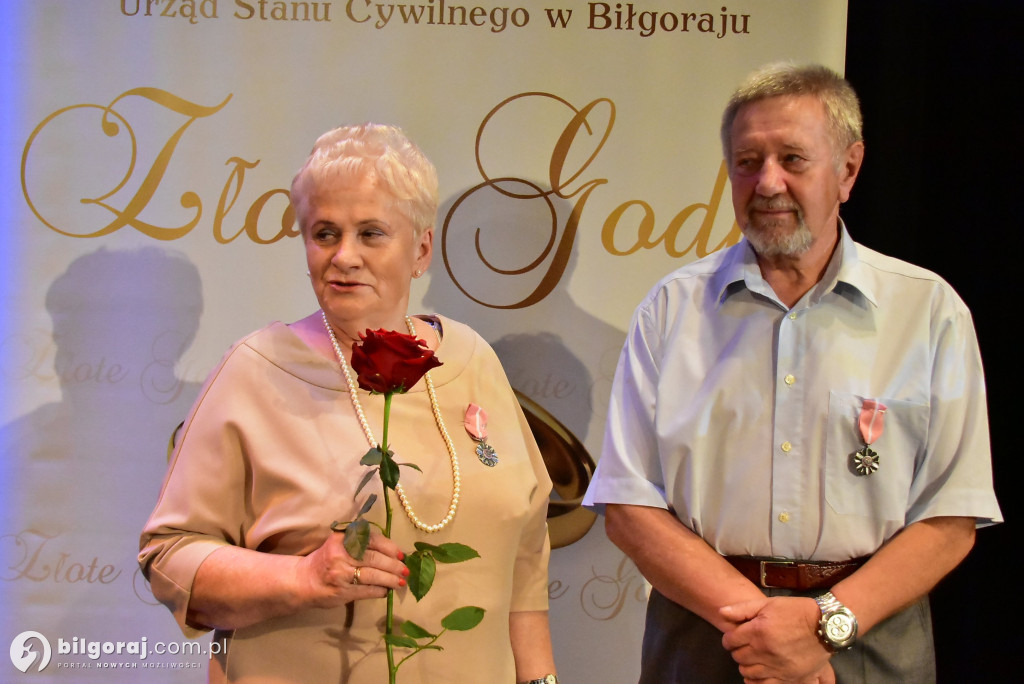 Biłgorajskie obchody Złotych Godów – 50 lat wspólnego życia i odznaczenia od Prezydenta RP