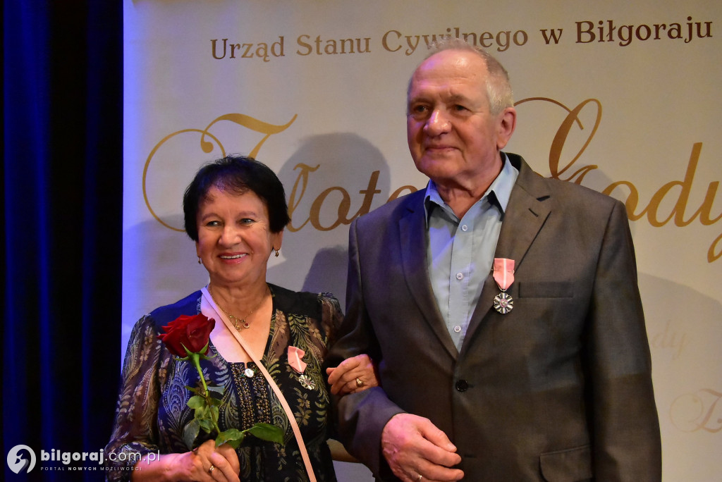 Biłgorajskie obchody Złotych Godów – 50 lat wspólnego życia i odznaczenia od Prezydenta RP