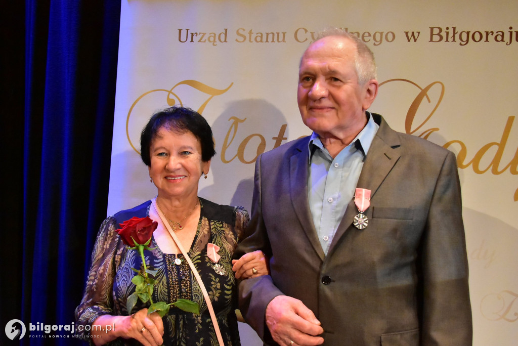 Biłgorajskie obchody Złotych Godów – 50 lat wspólnego życia i odznaczenia od Prezydenta RP