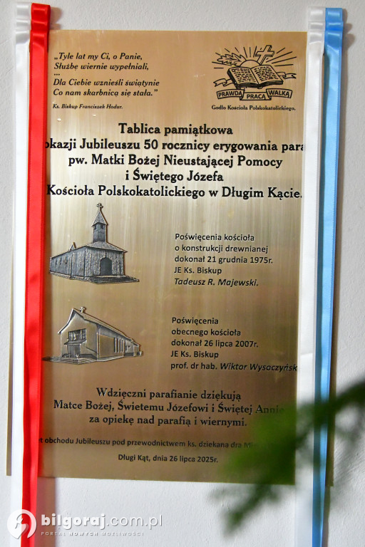 50-lecie parafii polsko - katolickiej w Długim Kącie