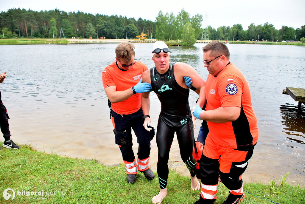 Chapeau bas Damian... Pływak z Biłgoraja przepłynął 100 km
