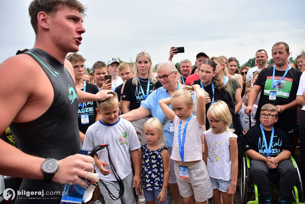 Chapeau bas Damian... Pływak z Biłgoraja przepłynął 100 km