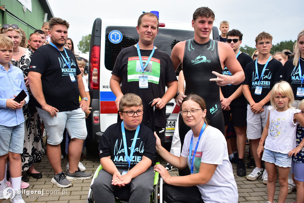 Chapeau bas Damian... Pływak z Biłgoraja przepłynął 100 km