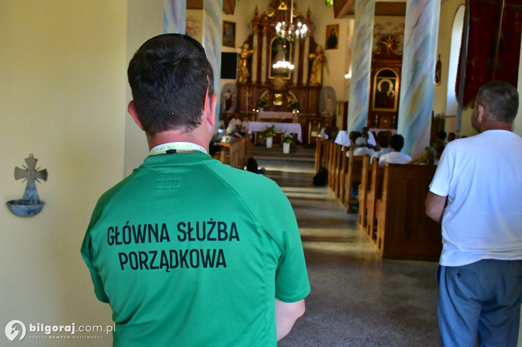 Pielgrzymi z Biłgoraja w połowie drogi