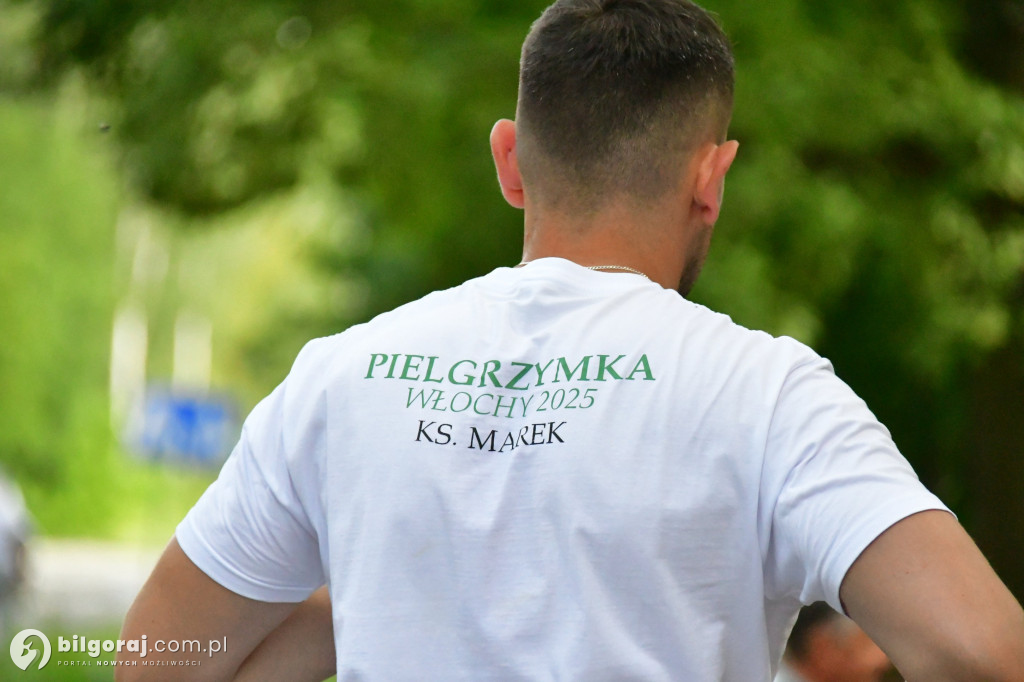 Pielgrzymi z Biłgoraja w połowie drogi