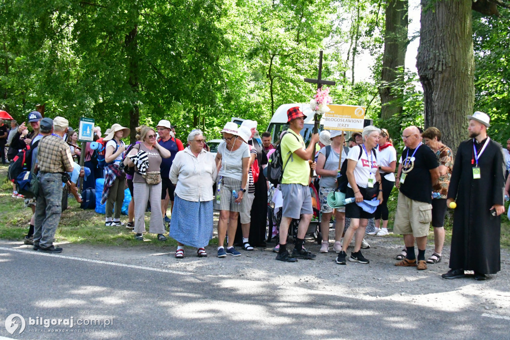 Pielgrzymi z Biłgoraja w połowie drogi