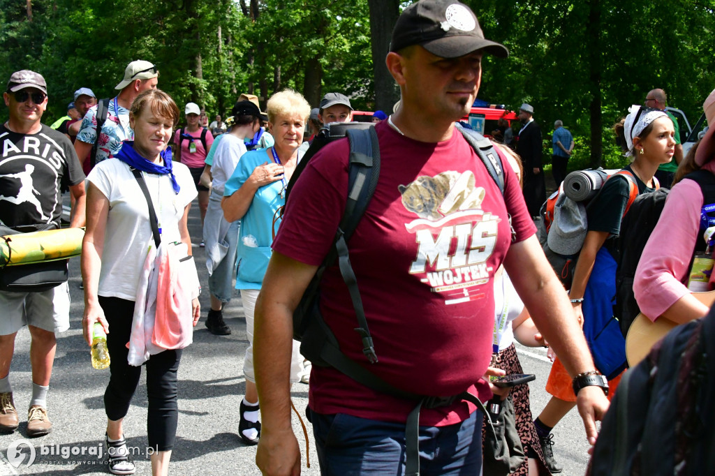 Pielgrzymi z Biłgoraja w połowie drogi