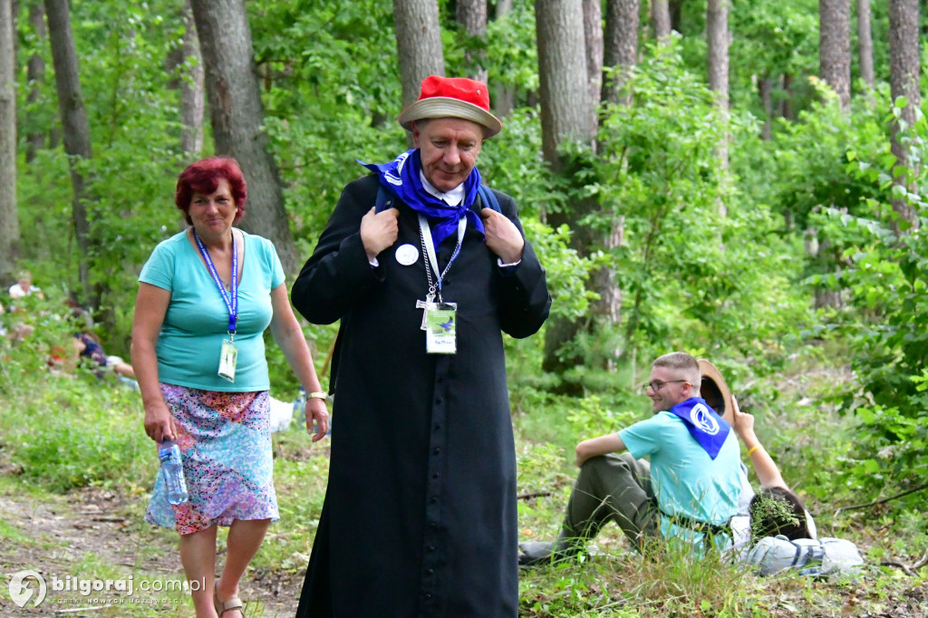 Pielgrzymi z Biłgoraja w połowie drogi