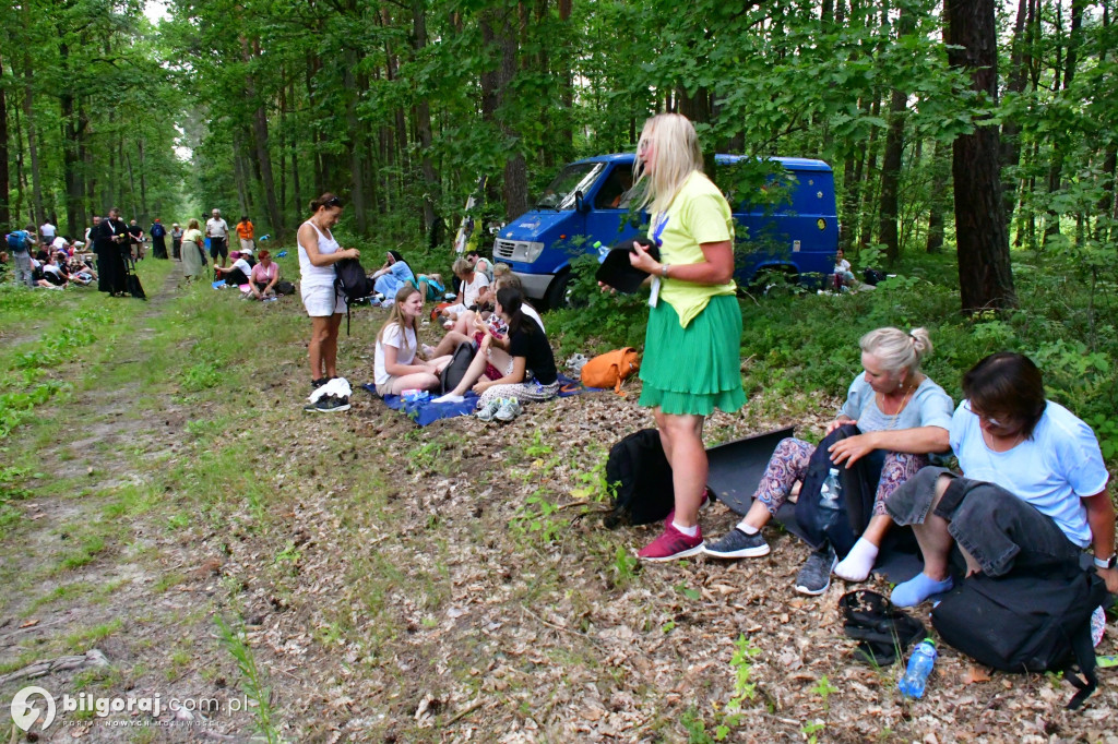 Pielgrzymi z Biłgoraja w połowie drogi