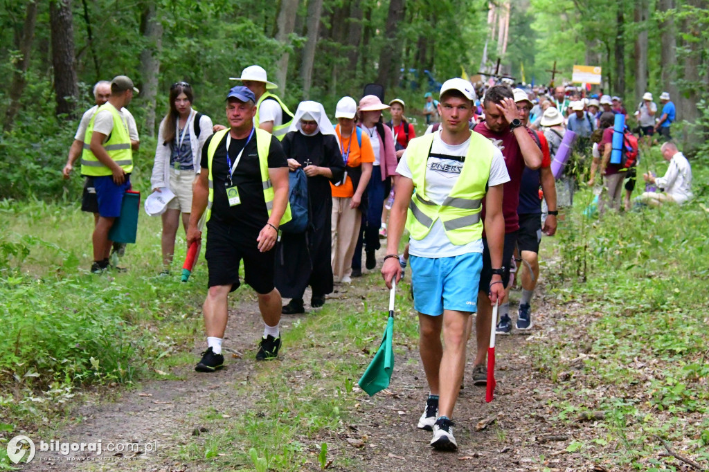 Pielgrzymi z Biłgoraja w połowie drogi