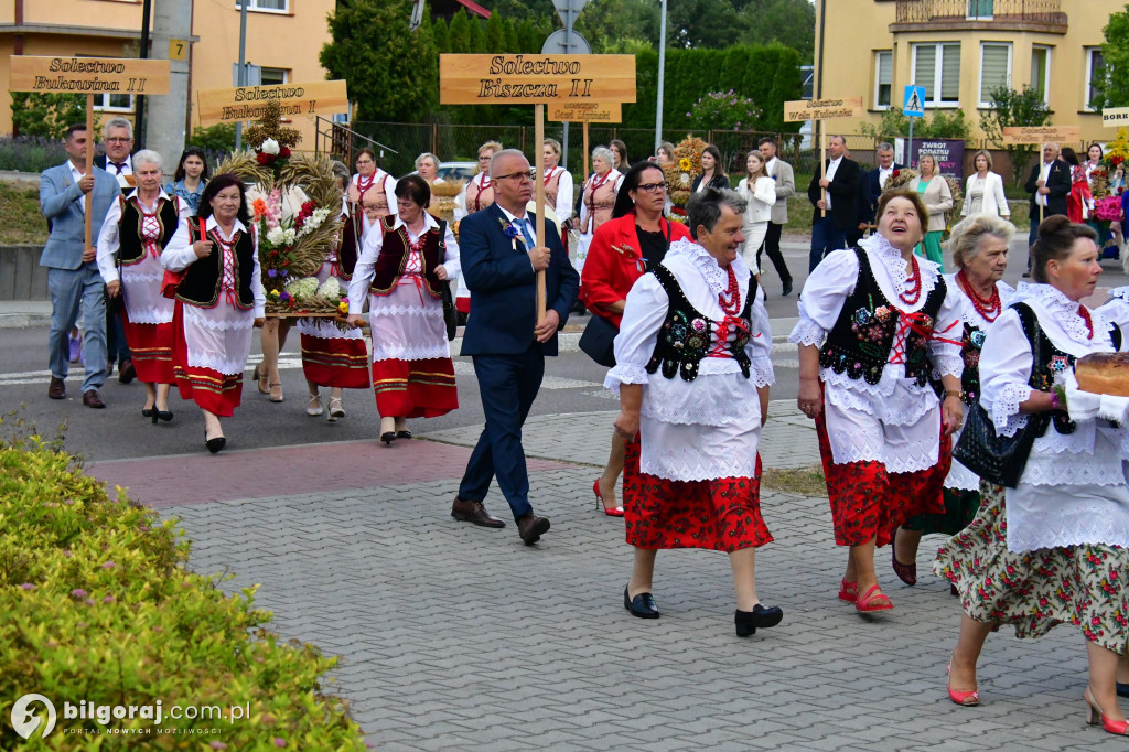 Dożynki gminno - parafialne w Biszczy