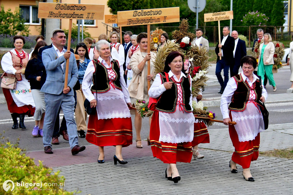 Dożynki gminno - parafialne w Biszczy