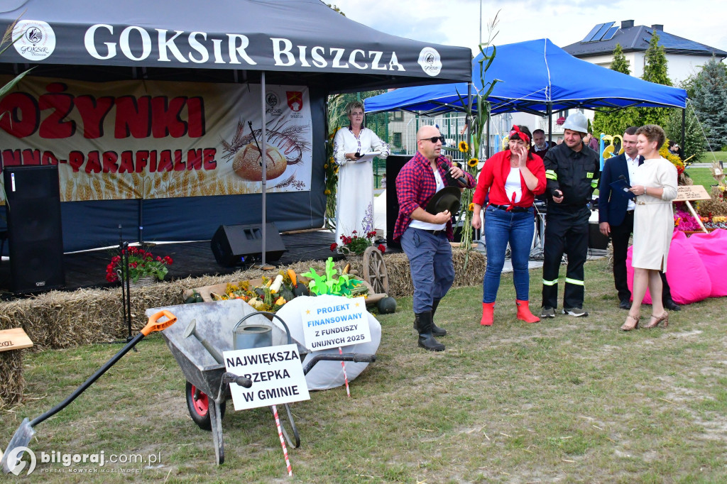 Dożynki gminno - parafialne w Biszczy