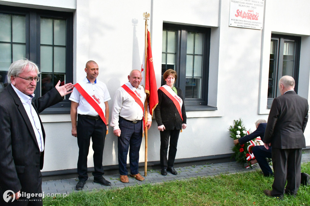 Biłgoraj uczcił porozumienia sierpniowe w 45. rocznicę ich podpisania